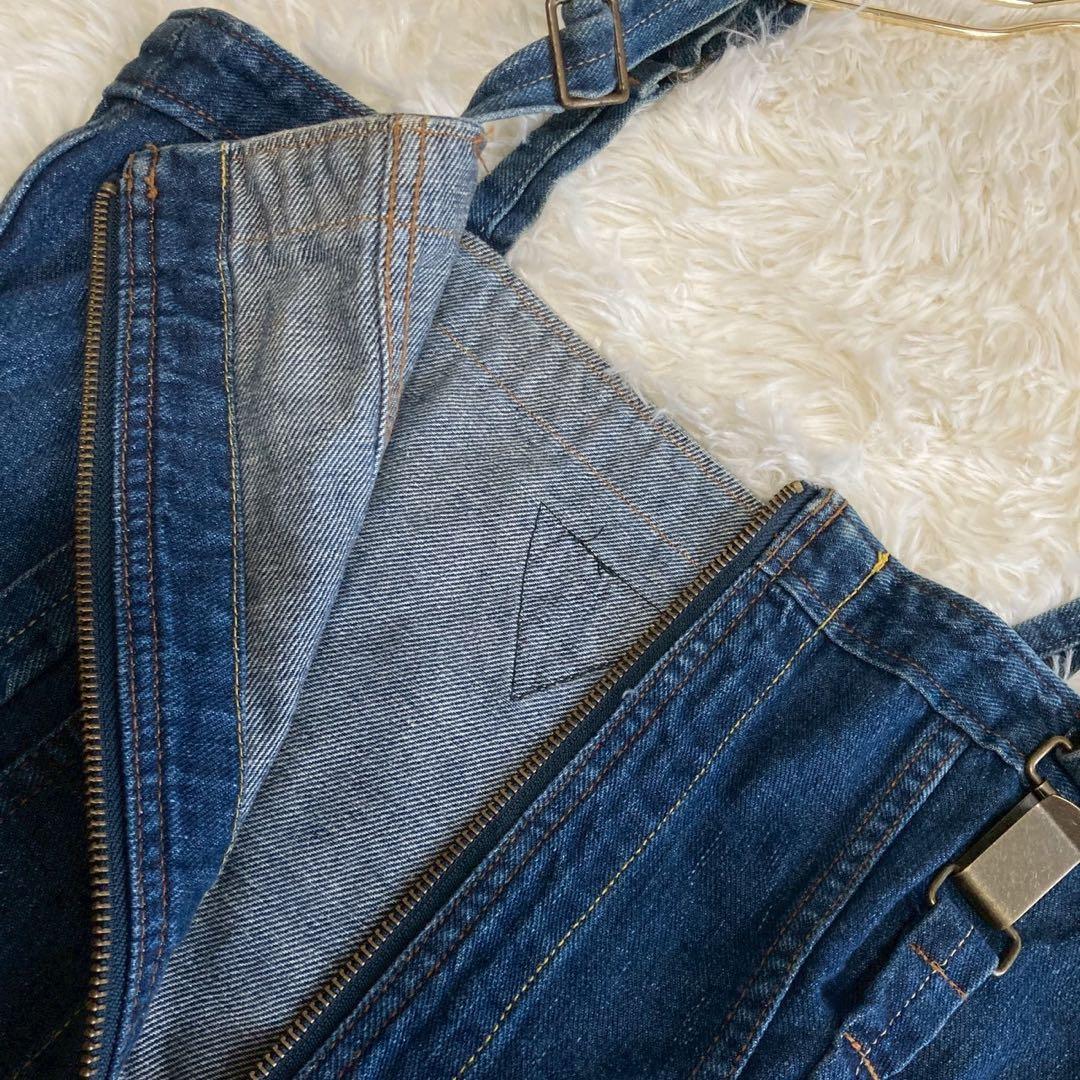 HYSTERIC GLAMOUR デニムサロペット インディゴブルー F 重ね着