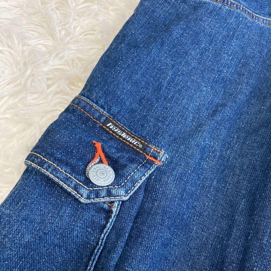 HYSTERIC GLAMOUR デニムサロペット インディゴブルー F 重ね着