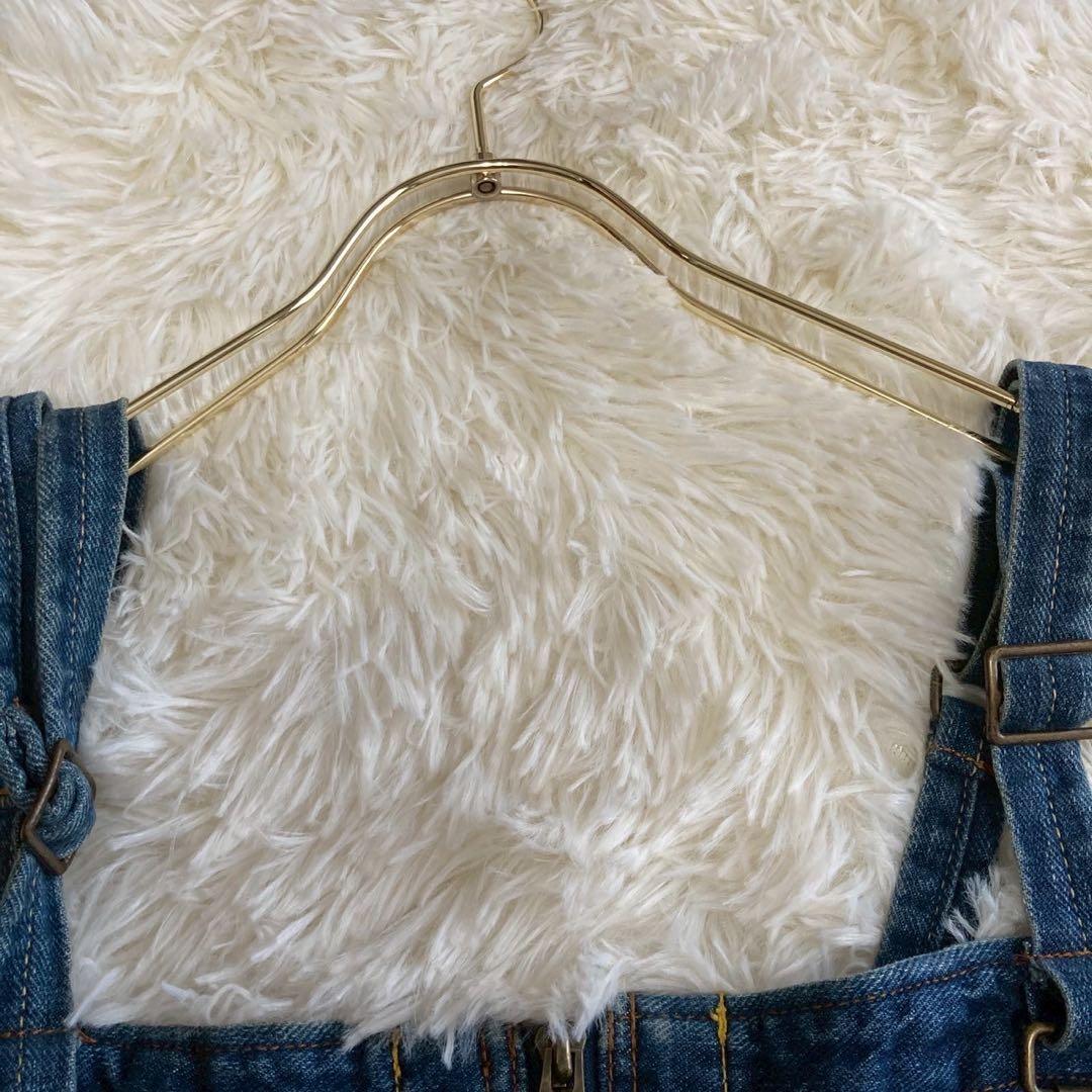 HYSTERIC GLAMOUR デニムサロペット インディゴブルー F 重ね着