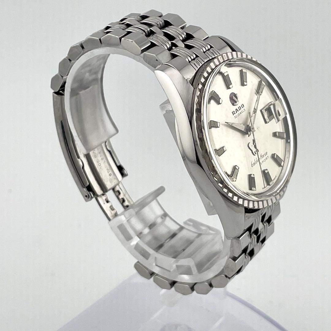 【稼働/自動巻き】ラドー　ゴールデンホース　腕時計　30石　ヴィンテージ　メンズ