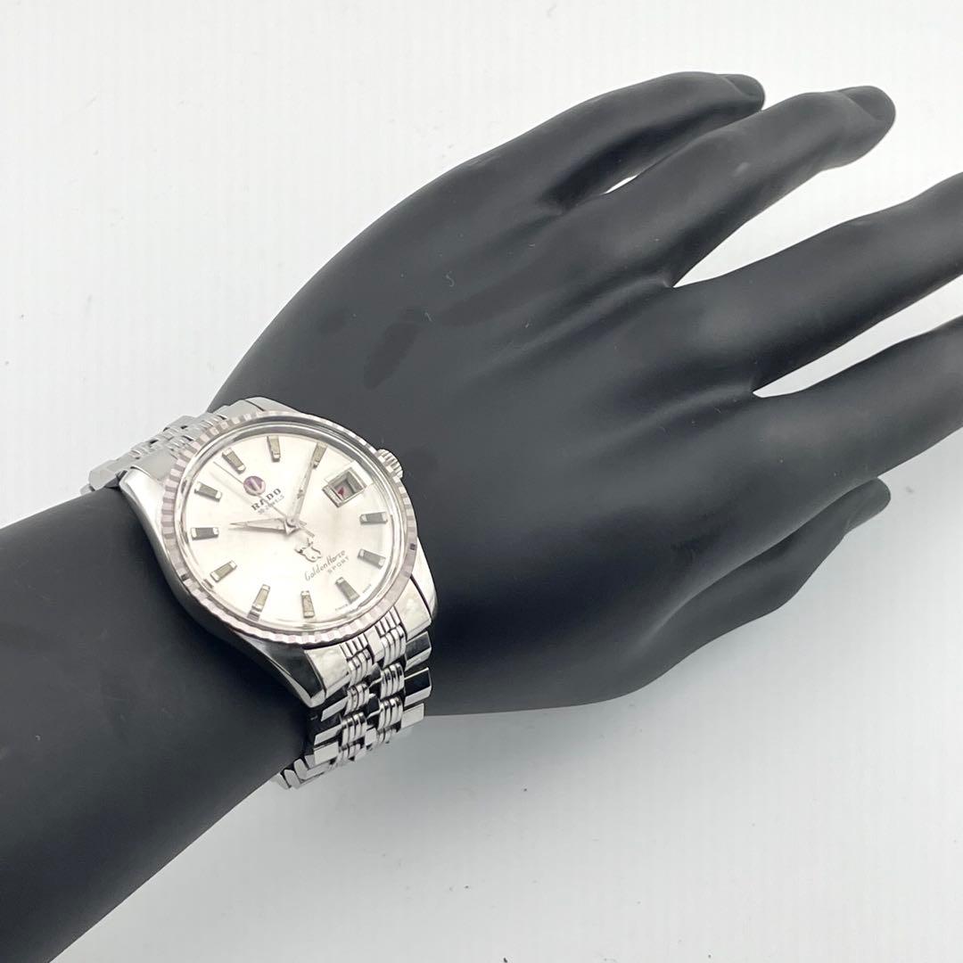 【稼働/自動巻き】ラドー　ゴールデンホース　腕時計　30石　ヴィンテージ　メンズ