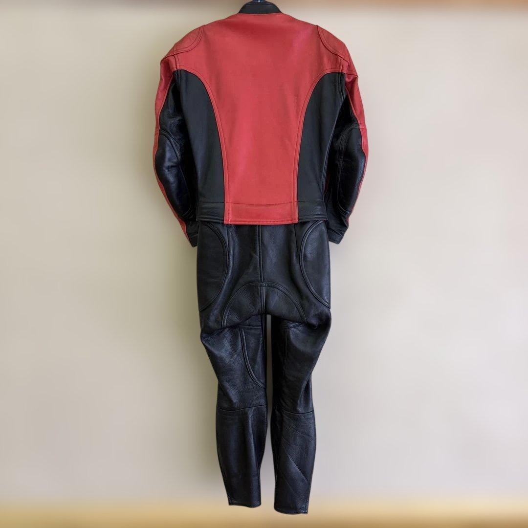 クシタニ 赤黒 セパレート本革ツナギ