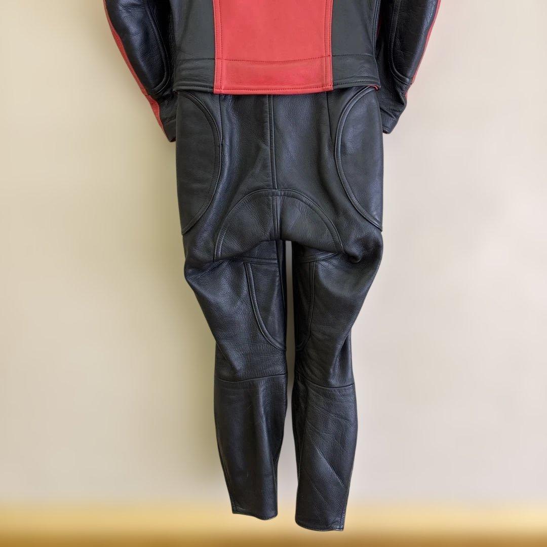 クシタニ 赤黒 セパレート本革ツナギ