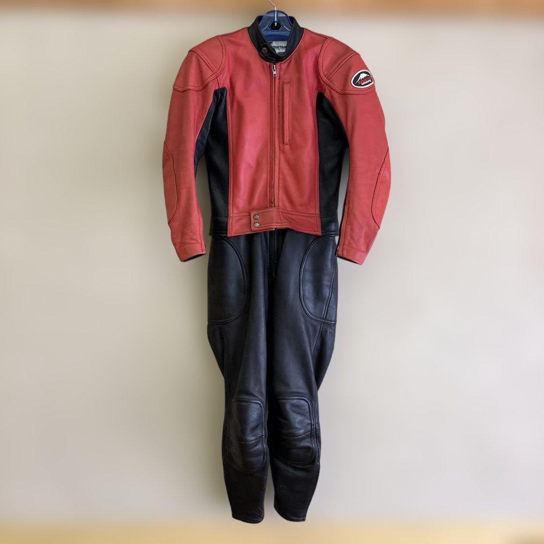 クシタニ 赤黒 セパレート本革ツナギ