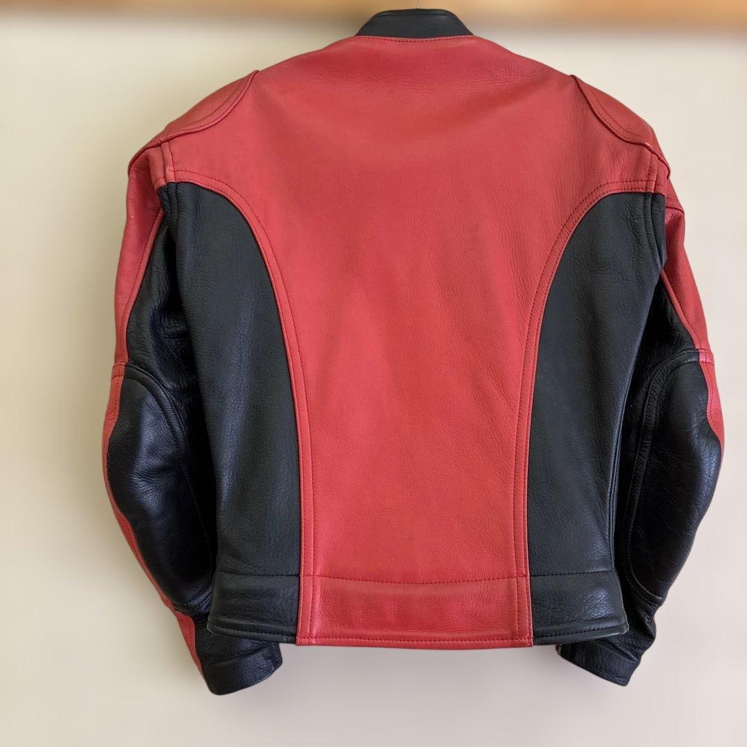 クシタニ 赤黒 セパレート本革ツナギ