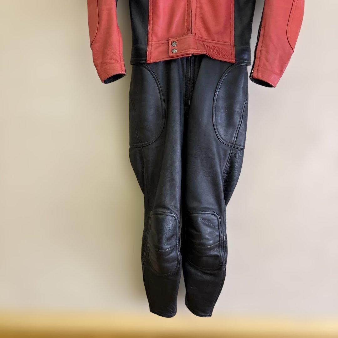 クシタニ 赤黒 セパレート本革ツナギ