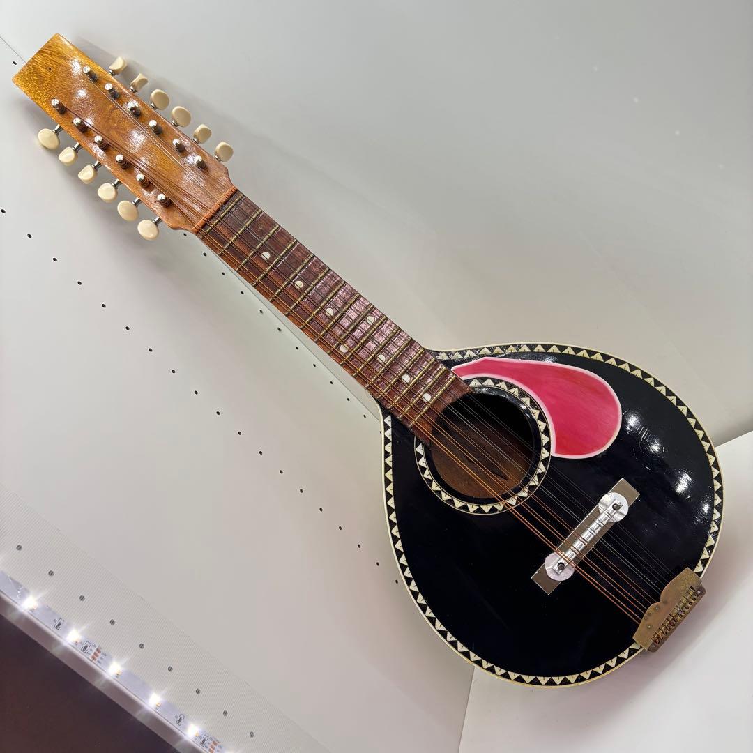 希少 バンドゥリア 小型 リュート属 12弦 撥弦楽器 スペイン ラテンアメリカ