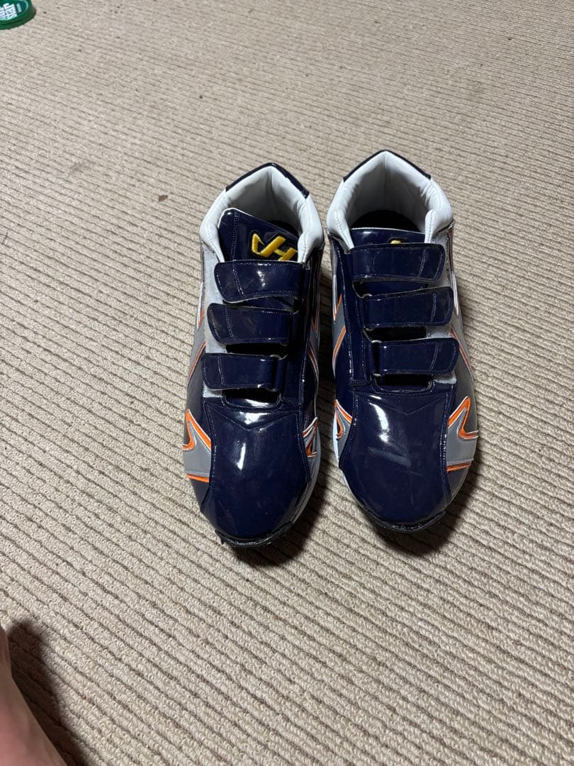 ハタケヤマ エナメルトレーニングシューズ HATAKEYAMA 野球28.0cm