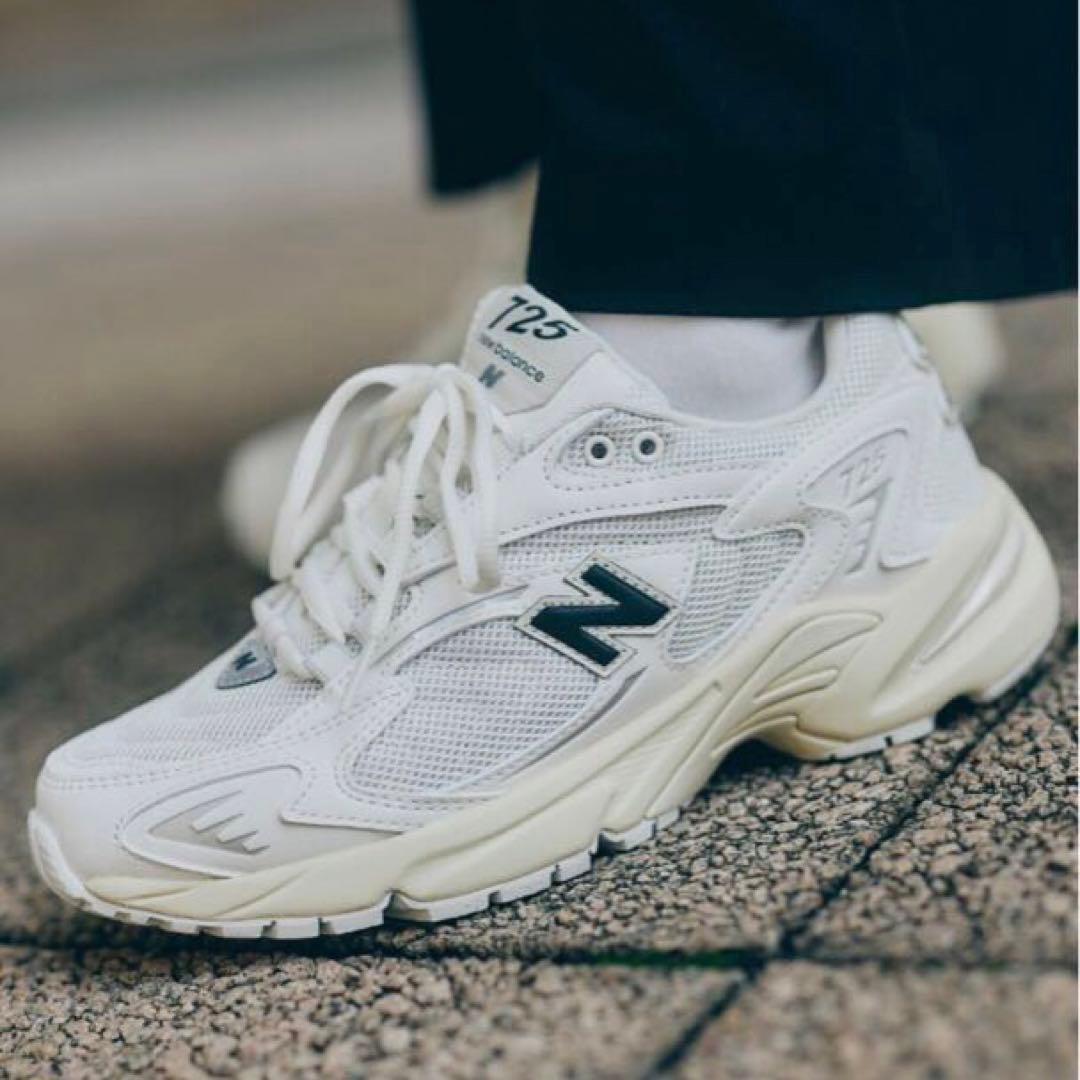 【新品】ニューバランス ML725CA スニーカー オフホワイト 23.0