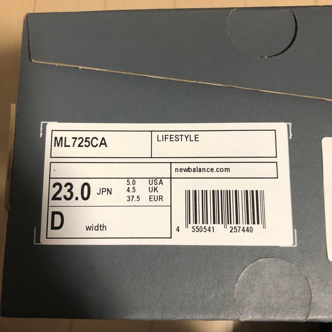 【新品】ニューバランス ML725CA スニーカー オフホワイト 23.0