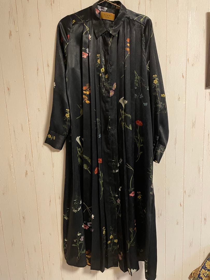 花柄 緑色 ワンピース Sサイズ（〜1/3）