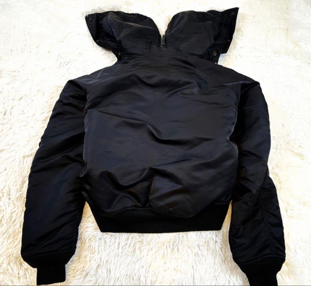 Alpha N-2B フライトジャケット　 y2k 短丈　Lサイズ ブラック