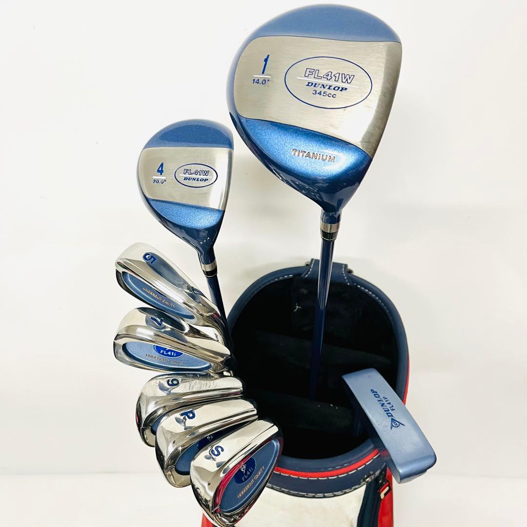 女性用　レディース　ゴルフセット　ゴルフ一式　フィラ　キャディバッグ　右利き　L