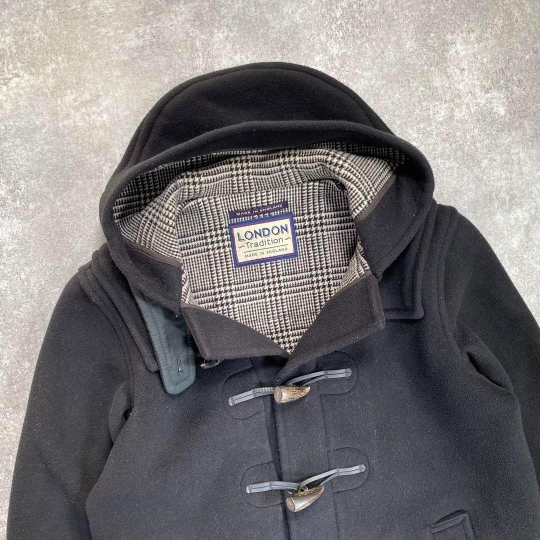 LONDON Tradition　ダッフルコート【L】イギリス　ロング　ブラック