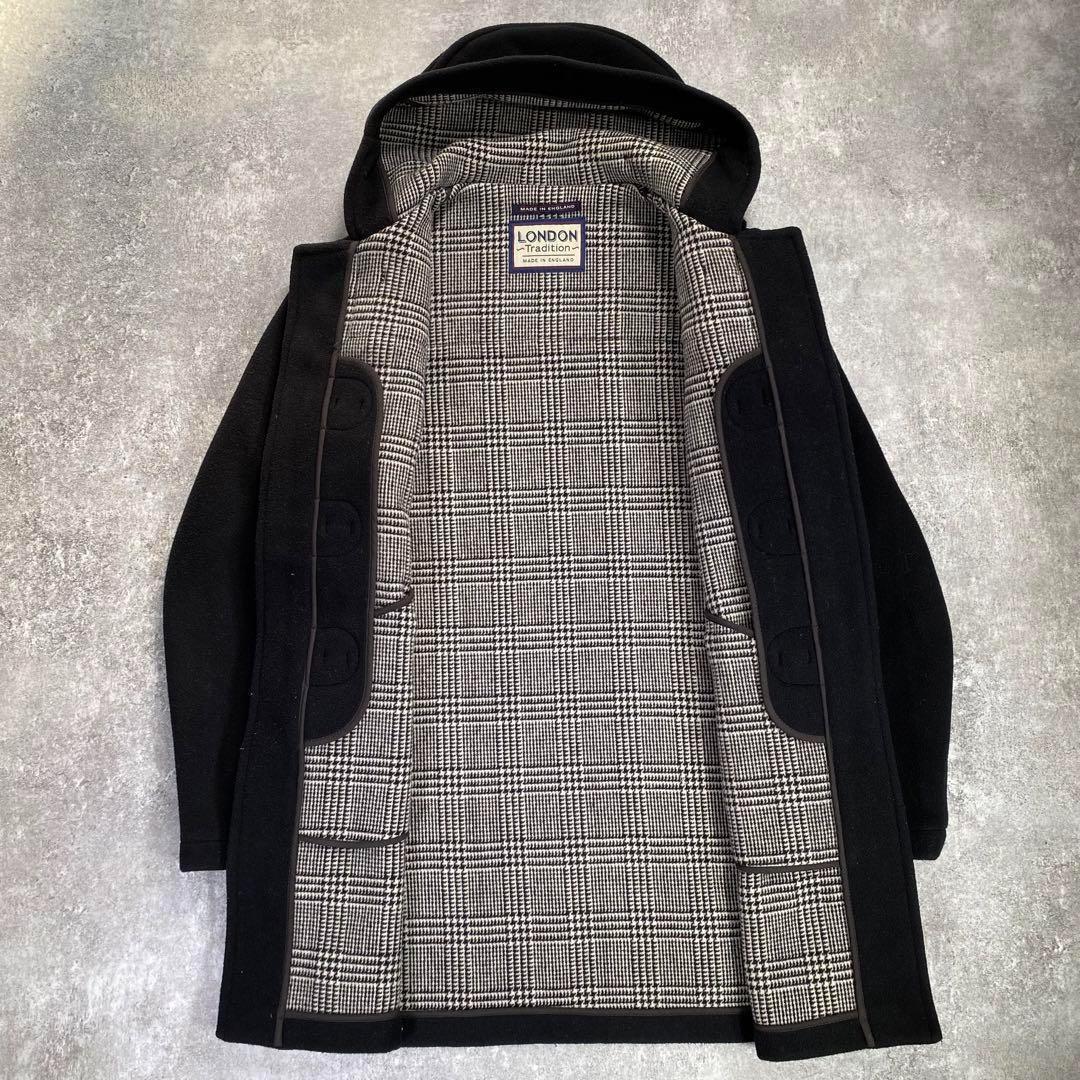 LONDON Tradition　ダッフルコート【L】イギリス　ロング　ブラック