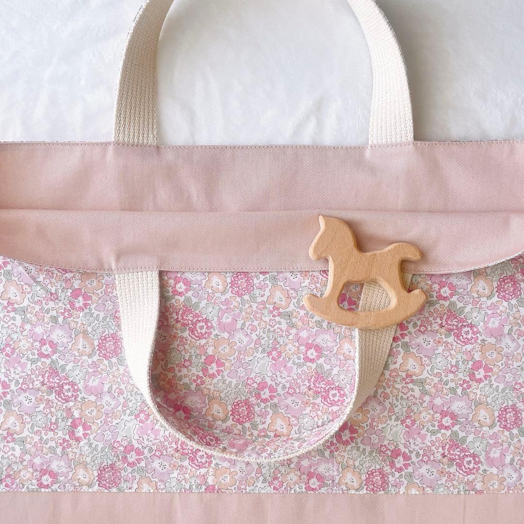 〈29〉yuuum様　リバティ ハンドメイド 入園 入学 手提げバッグ 上履き袋