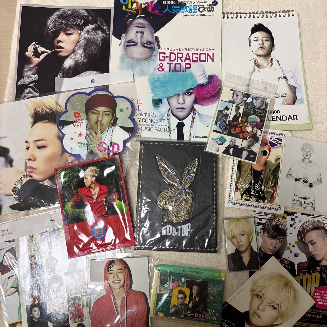 超希少 BIGBANG GD&TOP サイン 韓国盤CD ファミリーカード付