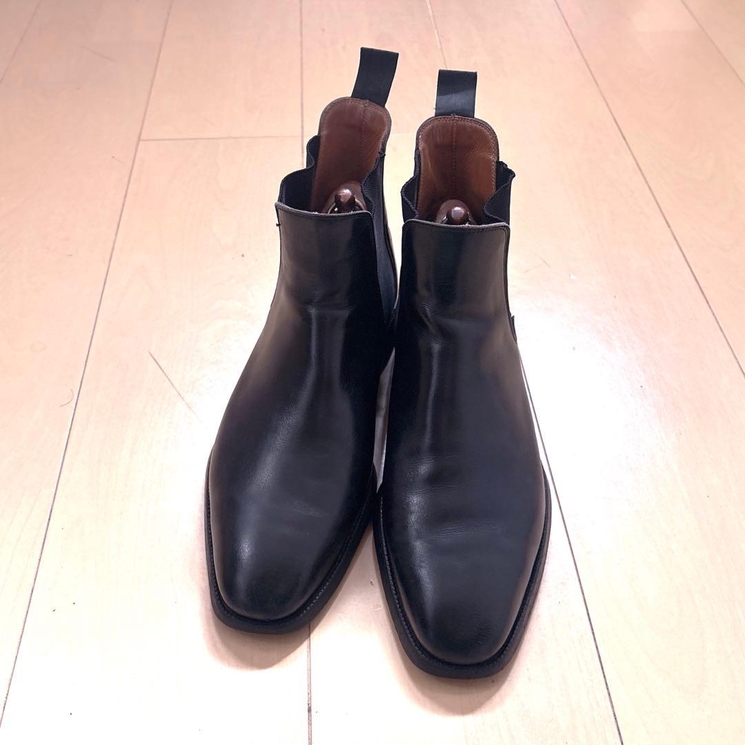 713.CROCKETT&JONES CHELSEA サイドゴアブーツ 7.5E