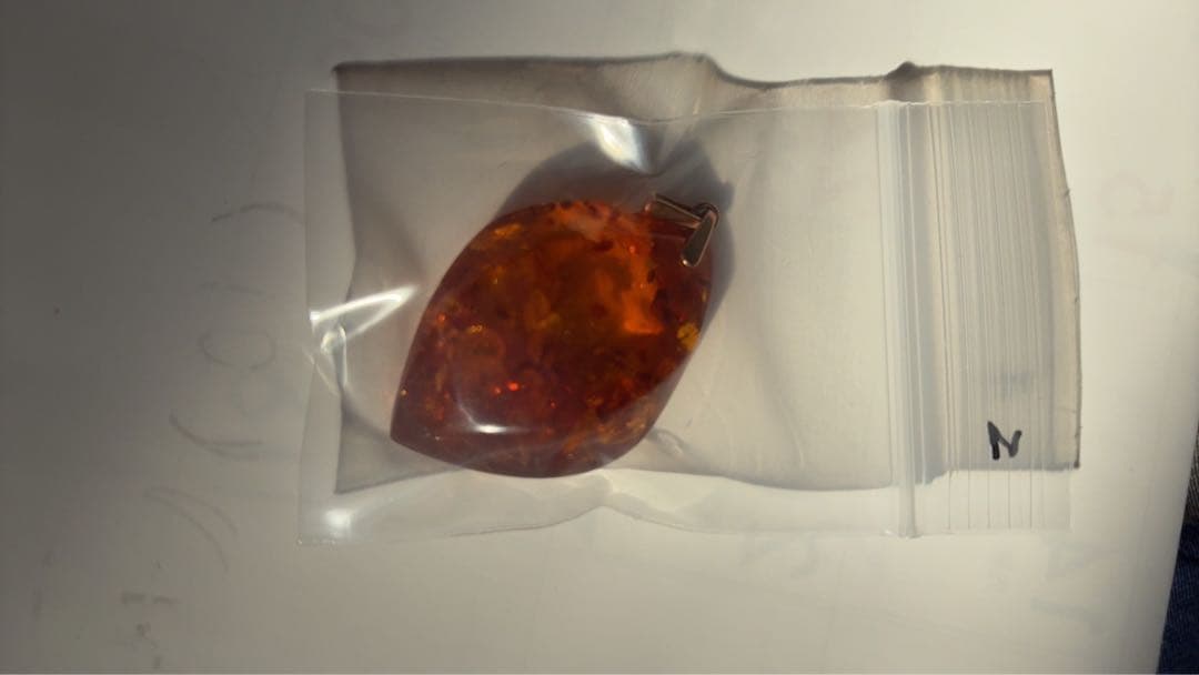 Rさん専用14K天然琥珀ペンダント