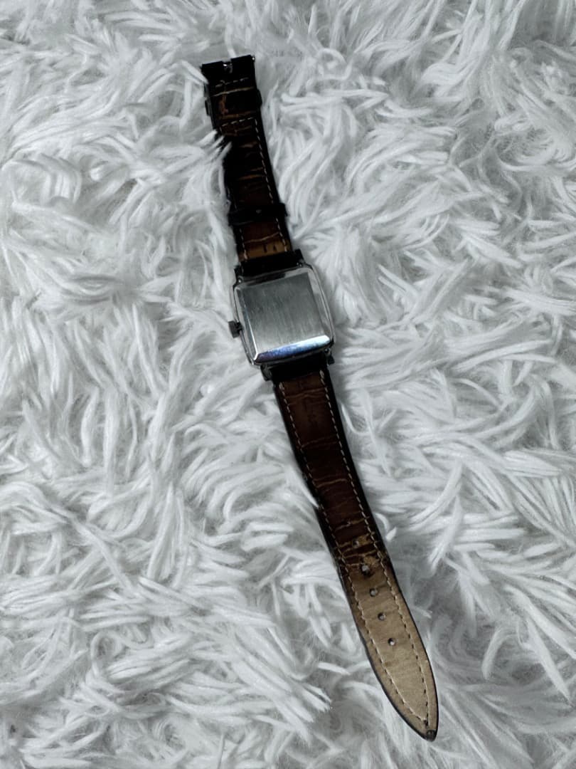 ジラールペルゴ 1950s 17石自動巻Cal.21 130 スクエア クロコ革