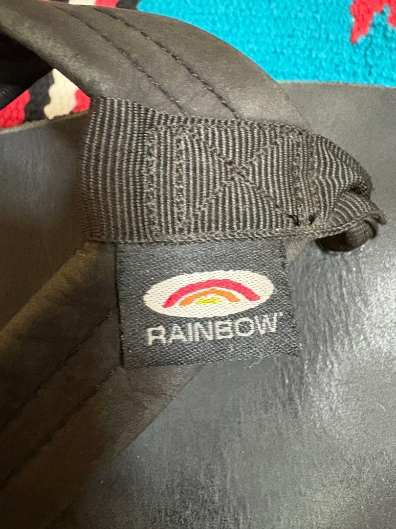 レインボーサンダル　カリフォルニア製　角張ったロゴ刻印　サンクレメンテ工場
