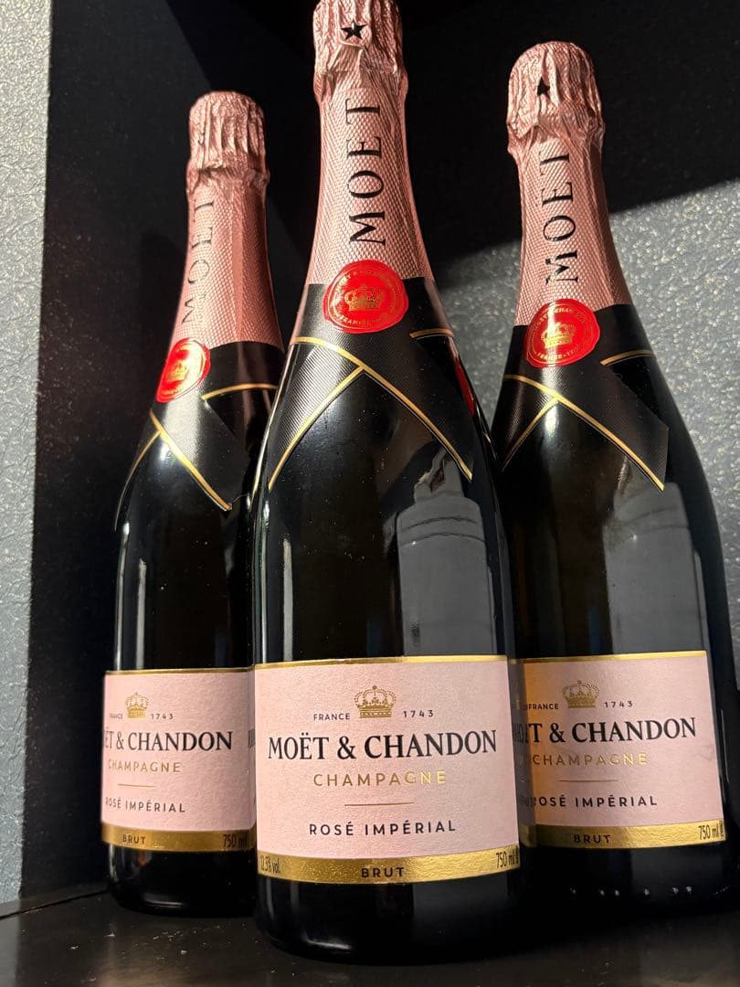 モエエシャンドンロゼアンペリアル 750ml 3本まとめ
