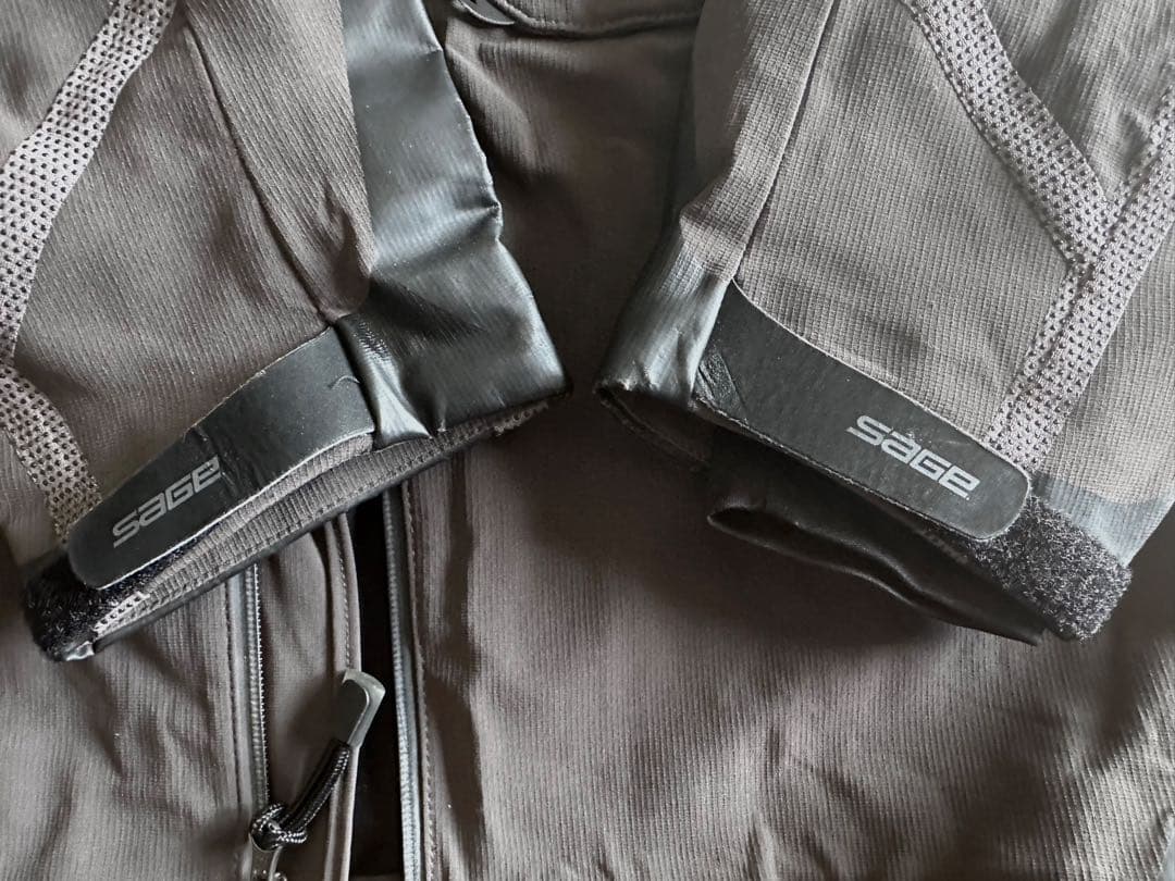 SAGE セージ ウェーディングジャケット グレー Sサイズ (レアな商品)