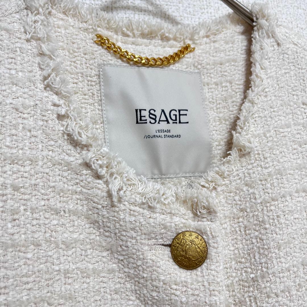 ぽん　　 レサージュ　GIOLICA ツイード　ジャケット