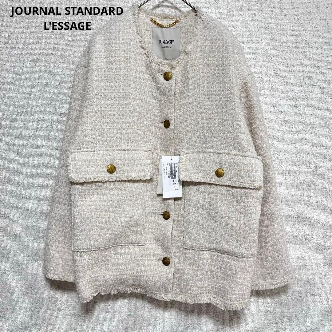 ぽん　　 レサージュ　GIOLICA ツイード　ジャケット