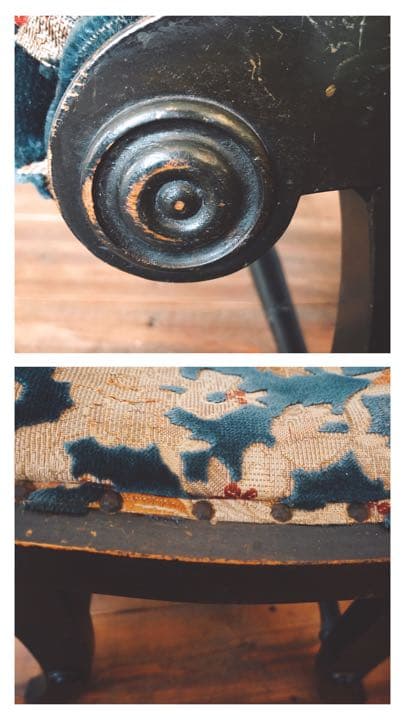 アンティーク フットスツール オットマン 洋館 什器