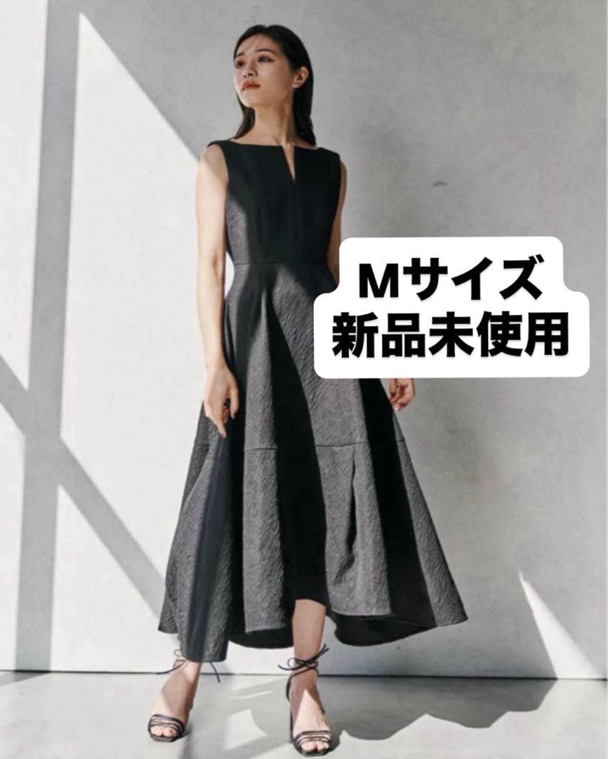 ローブブラン　Keyneck Jacquard Dress Mサイズ
