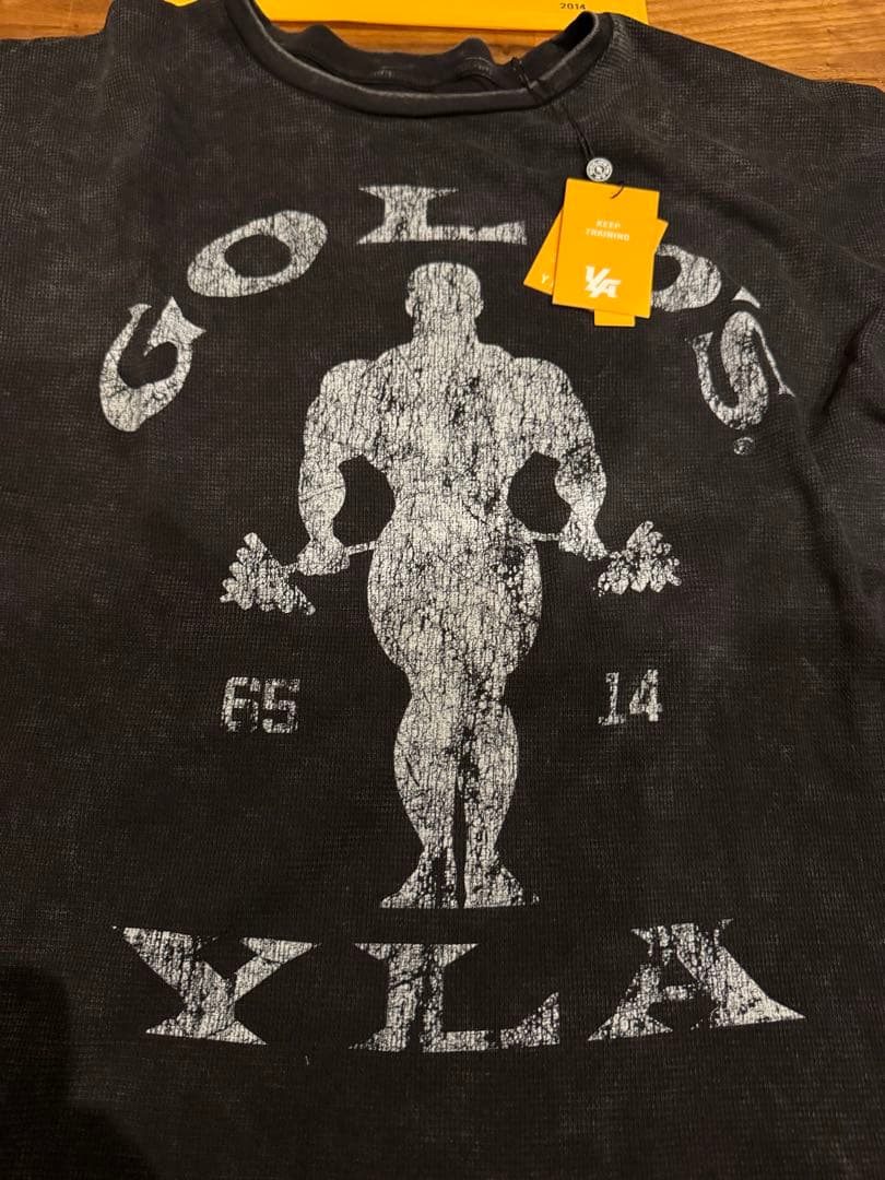 GOLD'S GYM YLA ブラック長袖カットソー