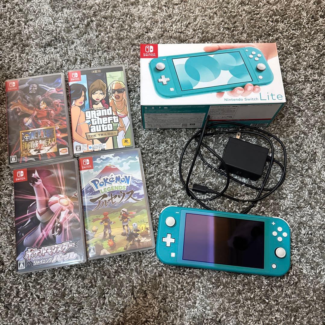 Nintendo Switch Lite 本体 充電ケーブル・SDカード付