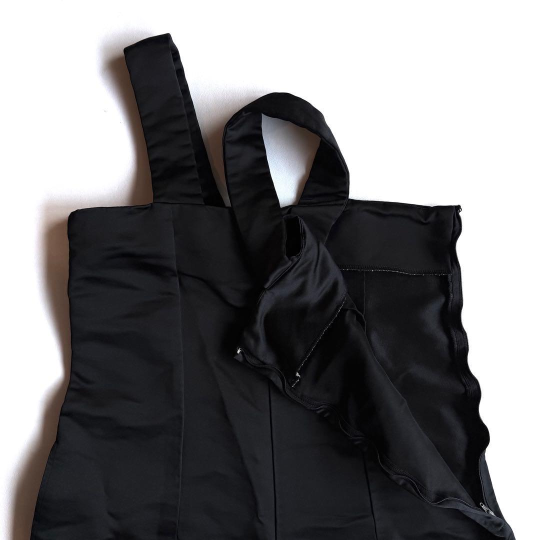 《23ss》 コムデギャルソン コムコム サテン ポリ縮 オールインワン S