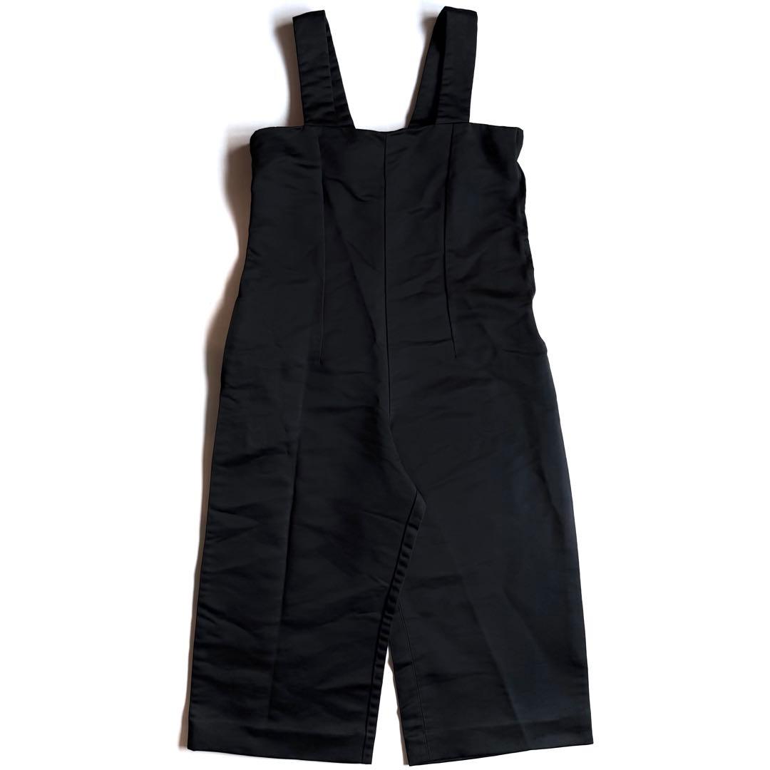 《23ss》 コムデギャルソン コムコム サテン ポリ縮 オールインワン S