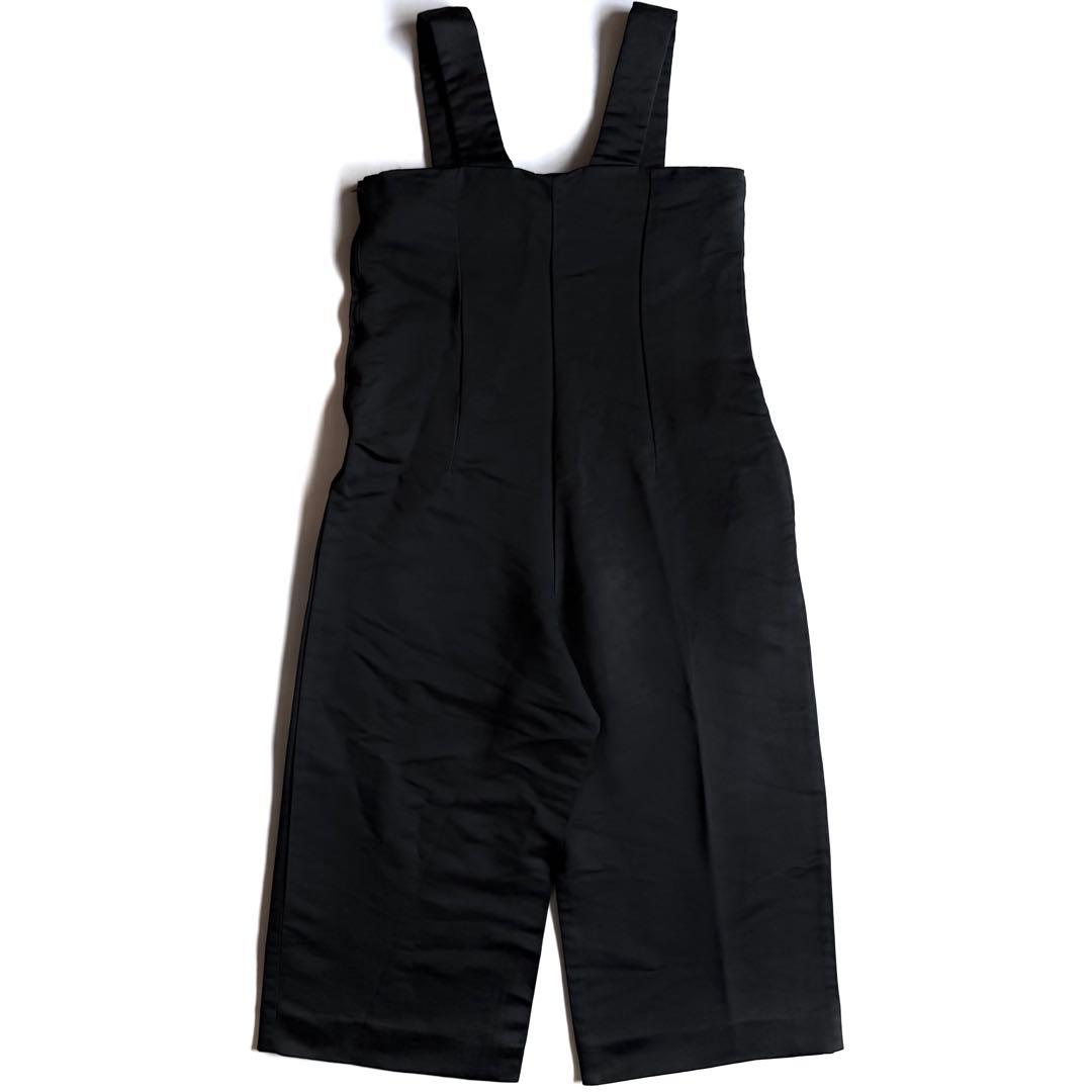 《23ss》 コムデギャルソン コムコム サテン ポリ縮 オールインワン S