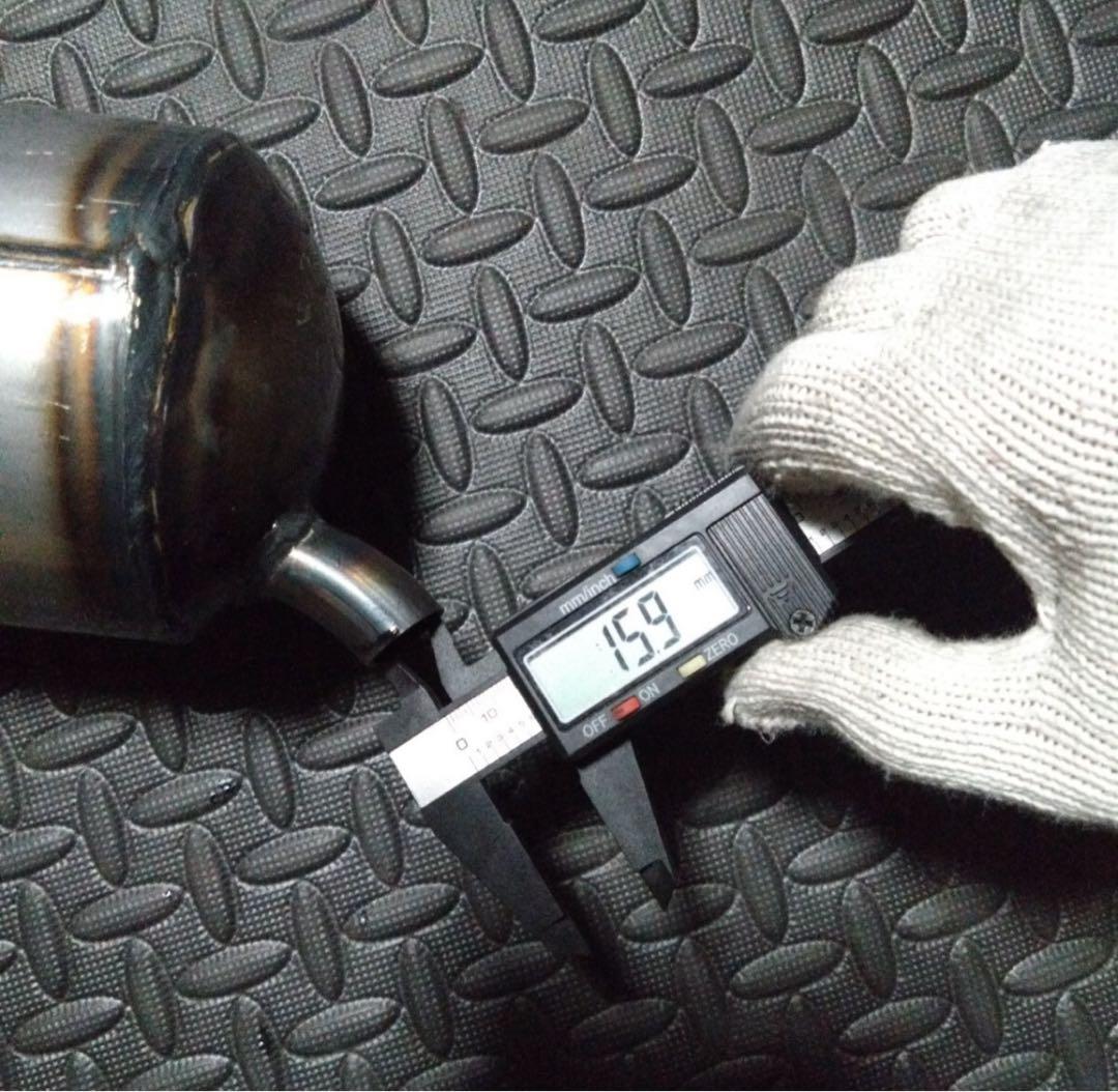 DIOAF18 25 27 28 縦型エンジン70cc~対応 KN V8マフラー