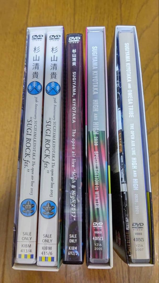 [おまけ付 DVD 4種セット] 杉山清貴 & オメガトライブ LIVE セット