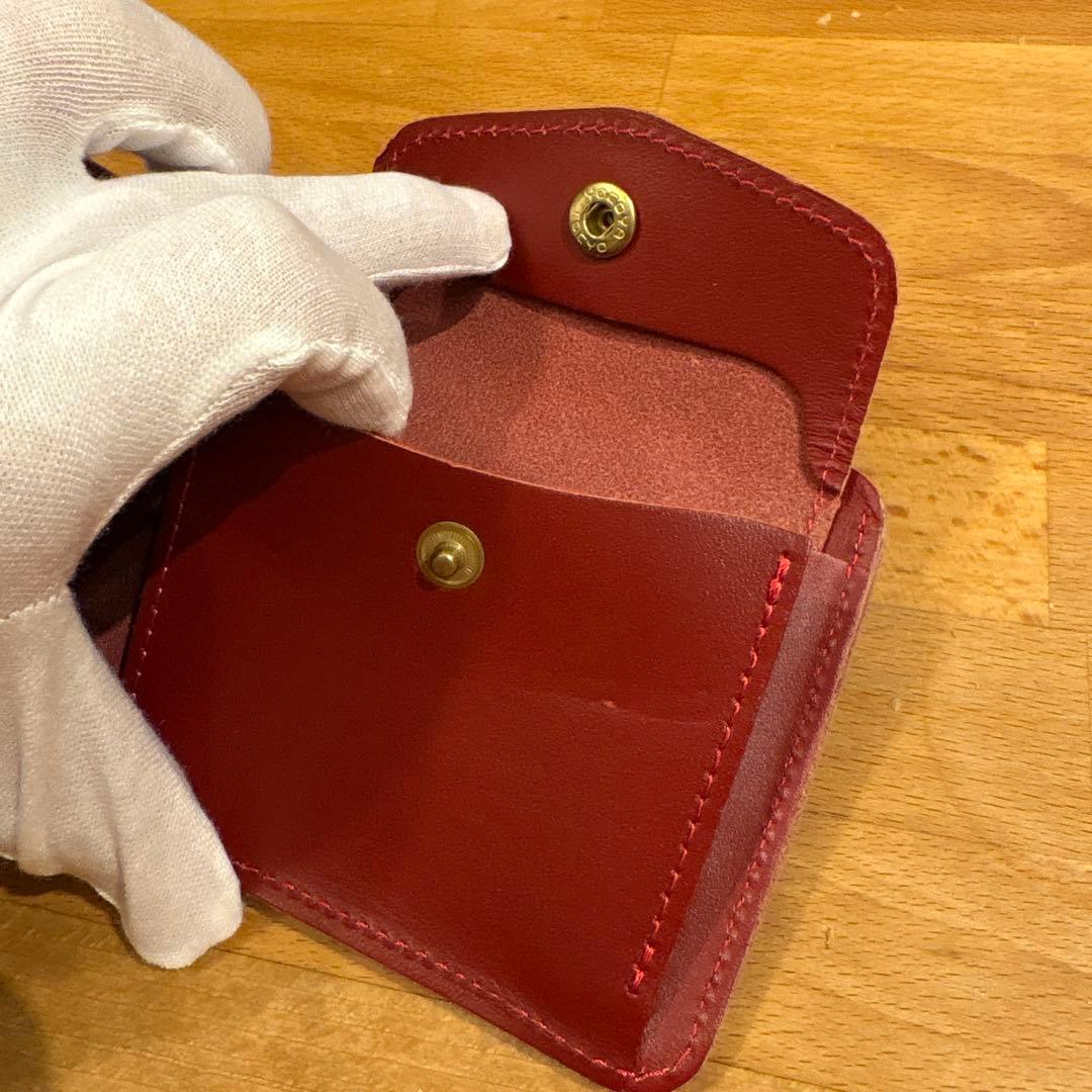 革蛸謹製　スクエアーショートウォレット　二つ折　財布　かわたこ　革財布