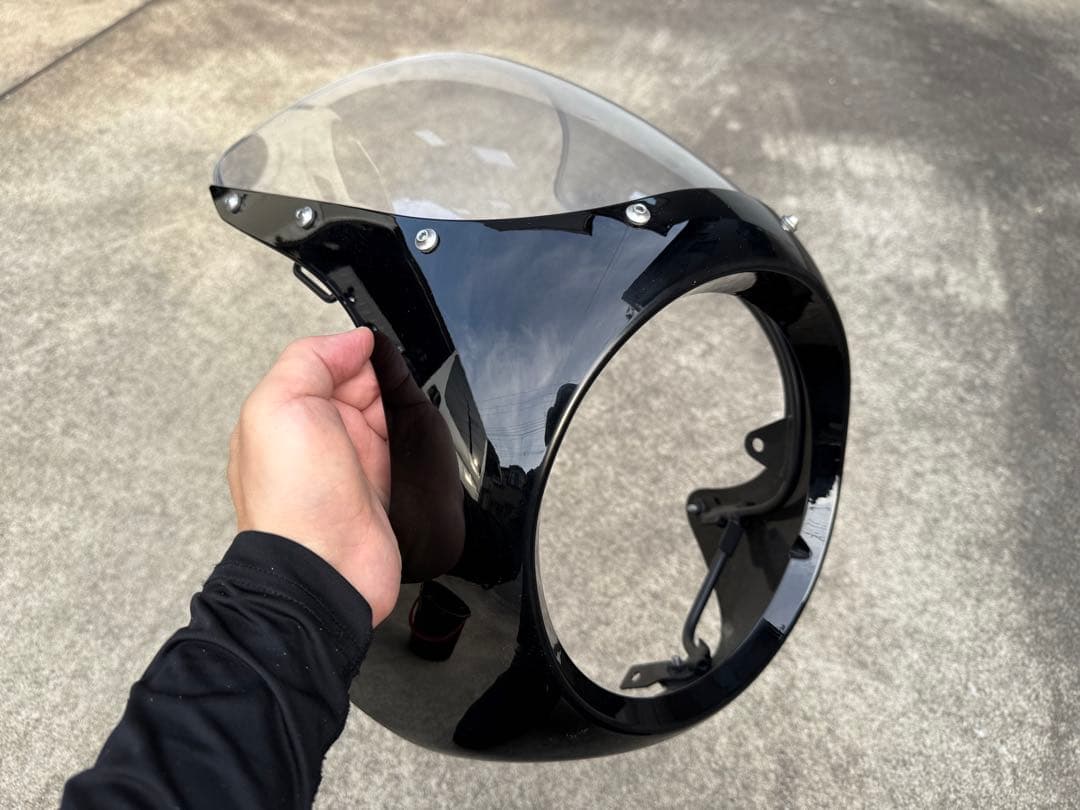 カワサキ W800 cafe 2023 ビキニカウル