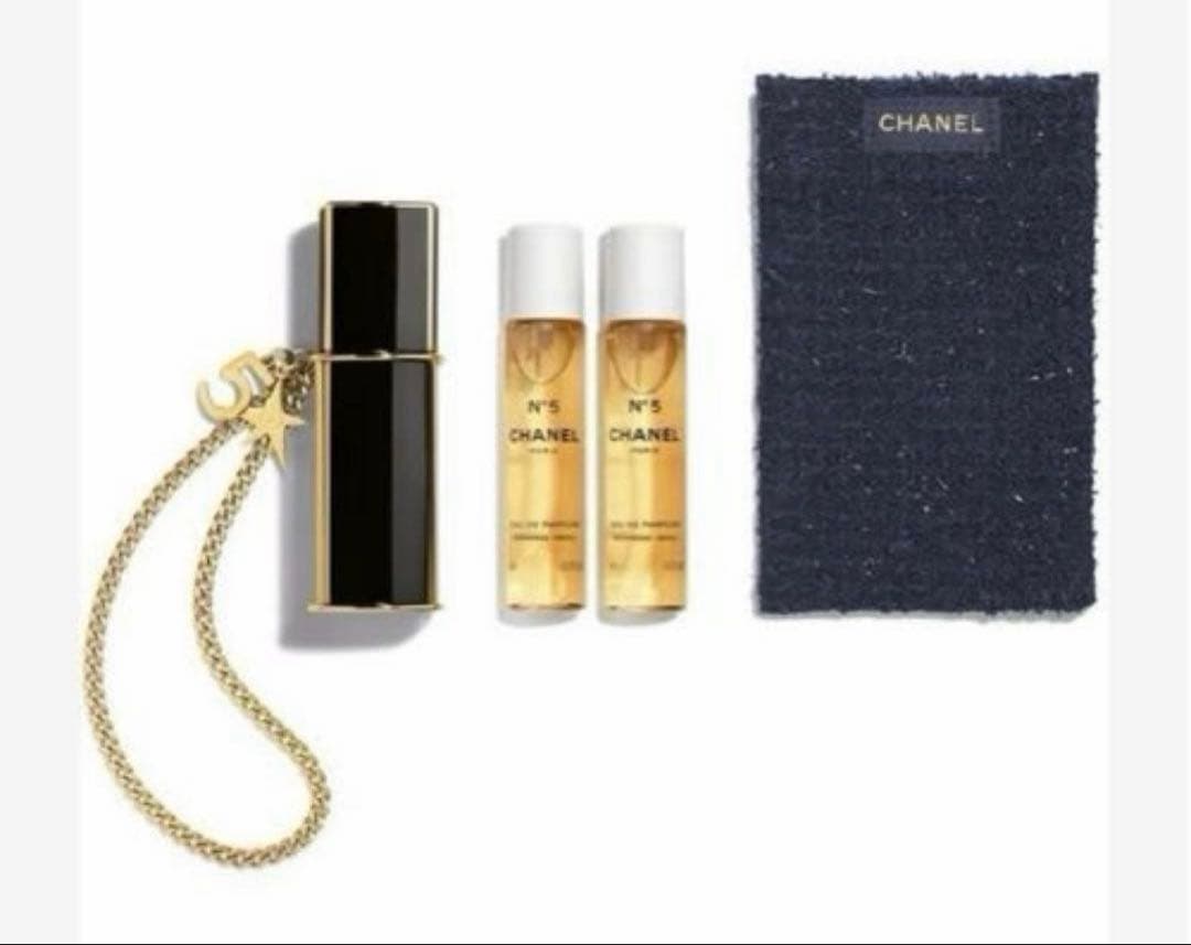 【新品未開封】CHANEL No.5 オードゥ パルファム パースホリデー限定品