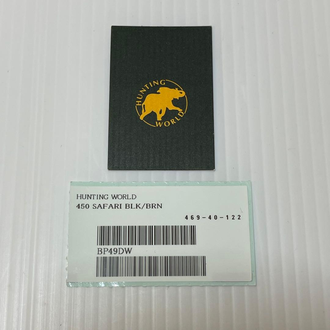 新品未使用【ハンティングワールド】折り財布 レザーキャンバス BOX型小銭入れ