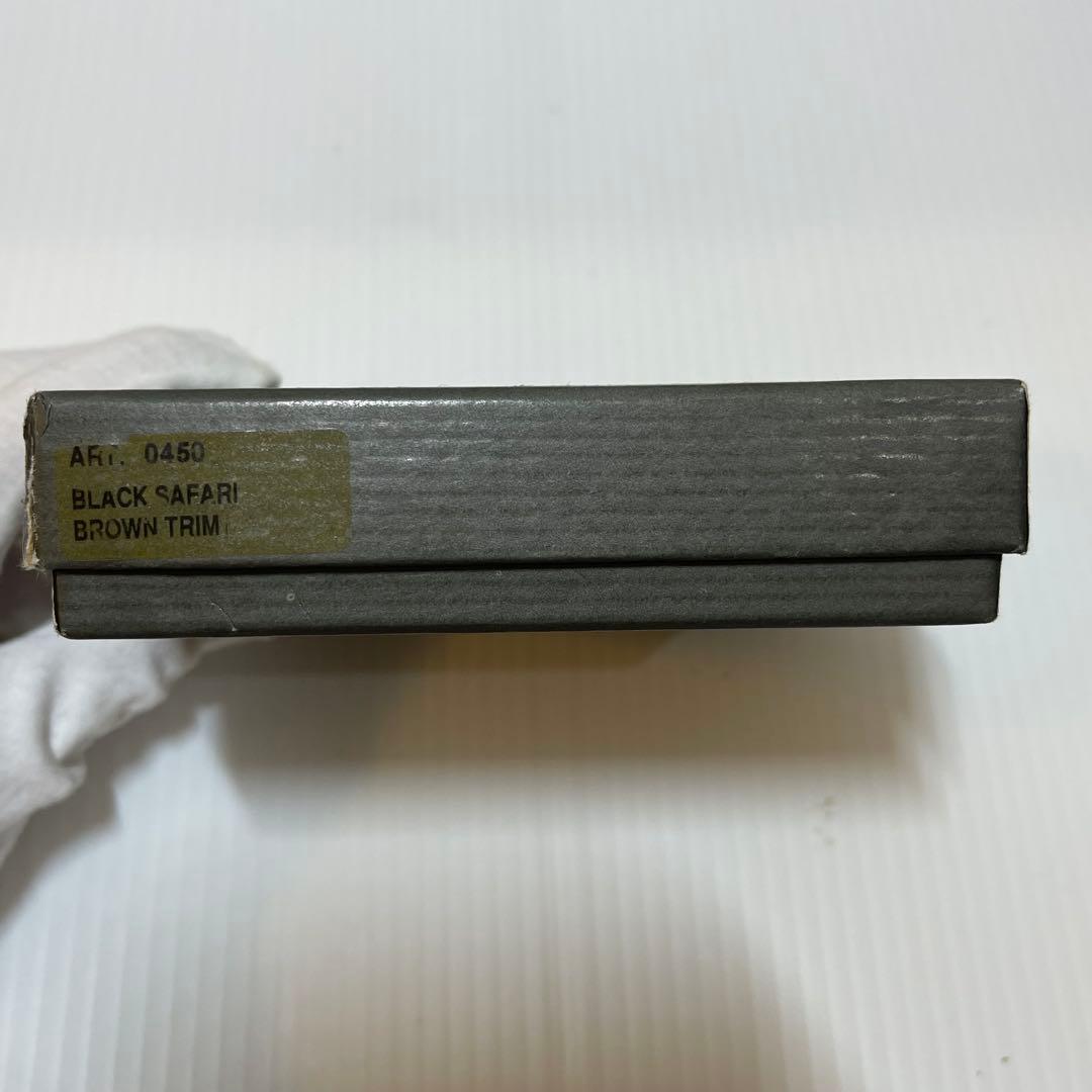 新品未使用【ハンティングワールド】折り財布 レザーキャンバス BOX型小銭入れ