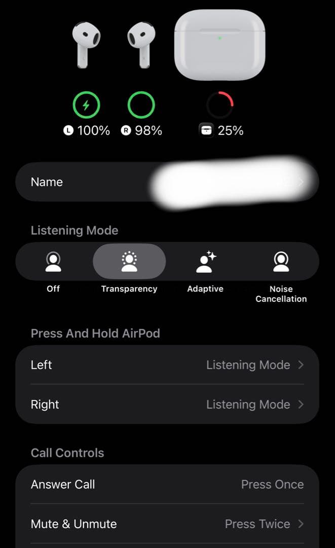 AirPods 4 アクティブノイズキャンセリング搭載 箱付き おまけケース