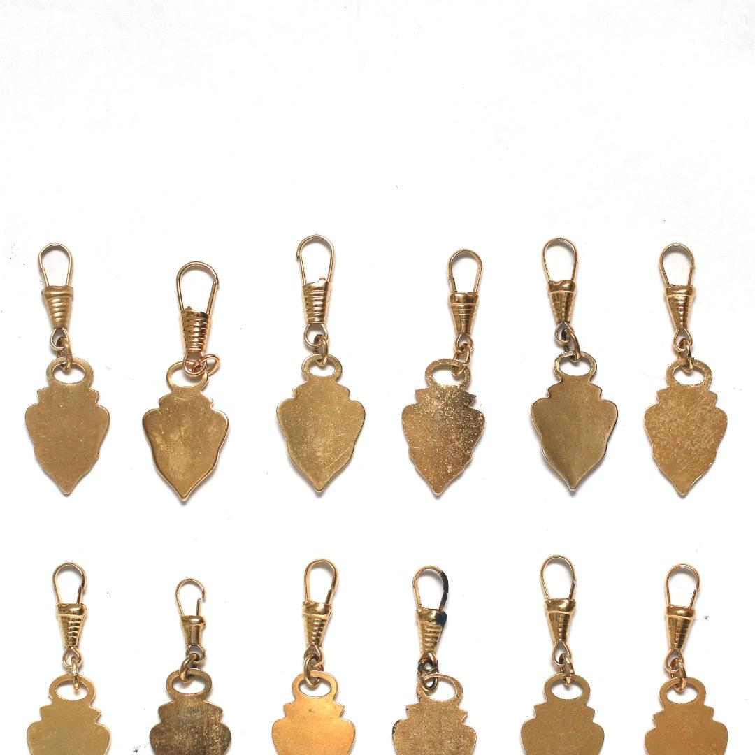 ◉オールドグッチ◉プルタグ / ゴールド / 18点セット