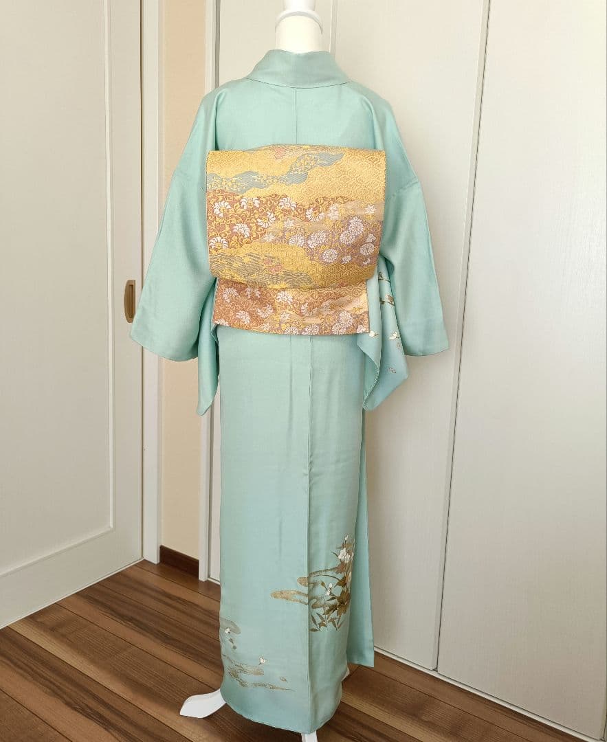 正絹訪問着（作家物）　フルセット4点　卒業式　入学式　宮参り　七五三