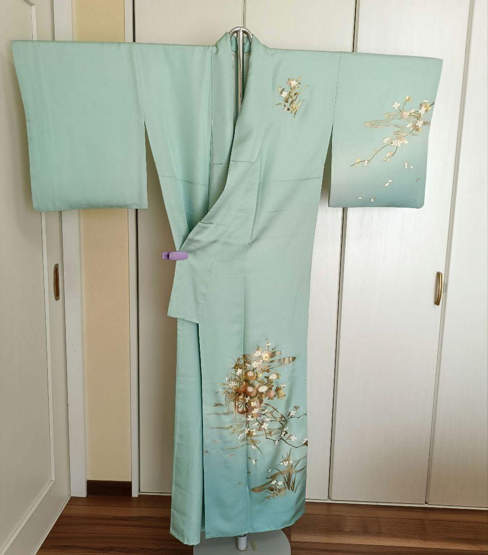 正絹訪問着（作家物）　フルセット4点　卒業式　入学式　宮参り　七五三