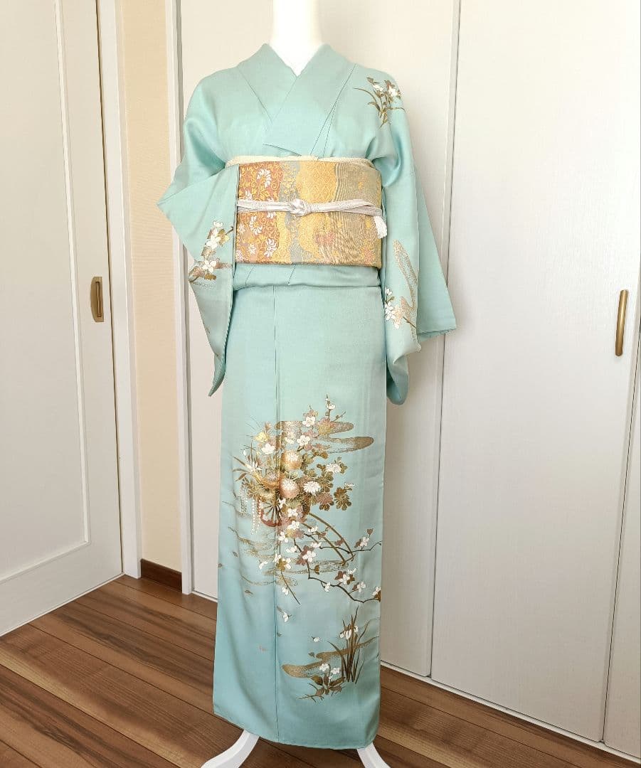 正絹訪問着（作家物）　フルセット4点　卒業式　入学式　宮参り　七五三