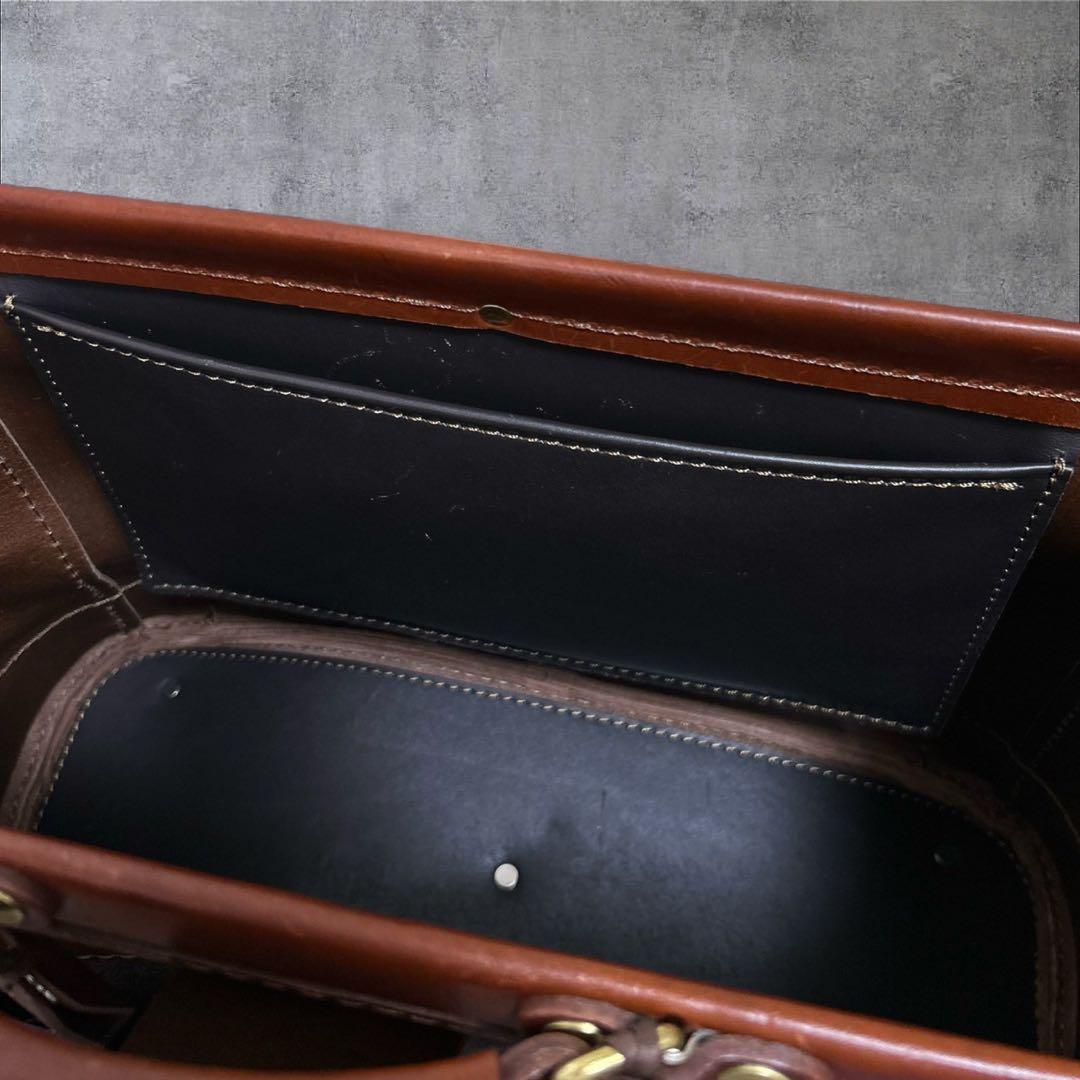 C332/HERZ ヘルツ バッグ ブラウン レザー 2way ビジネス