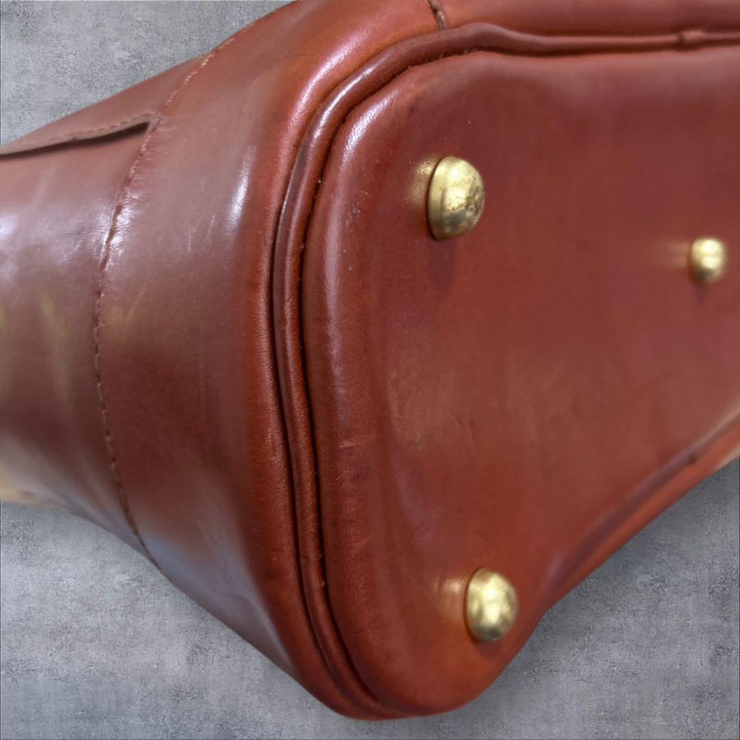 C332/HERZ ヘルツ バッグ ブラウン レザー 2way ビジネス